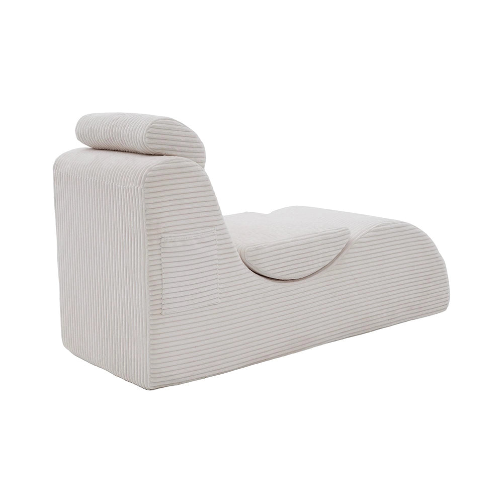 Poltrona relax moderna - Xylo - Design unico, ergonomica, schiuma elastica, cuscino removibile, tasca laterale