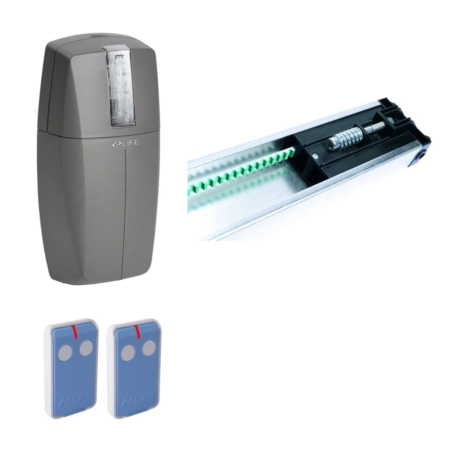 KIT PORTE SEZIONALI E BASCULANTI LIFE SETUP PR100 XL_2M2 + PRB35_MR 1KT6260001