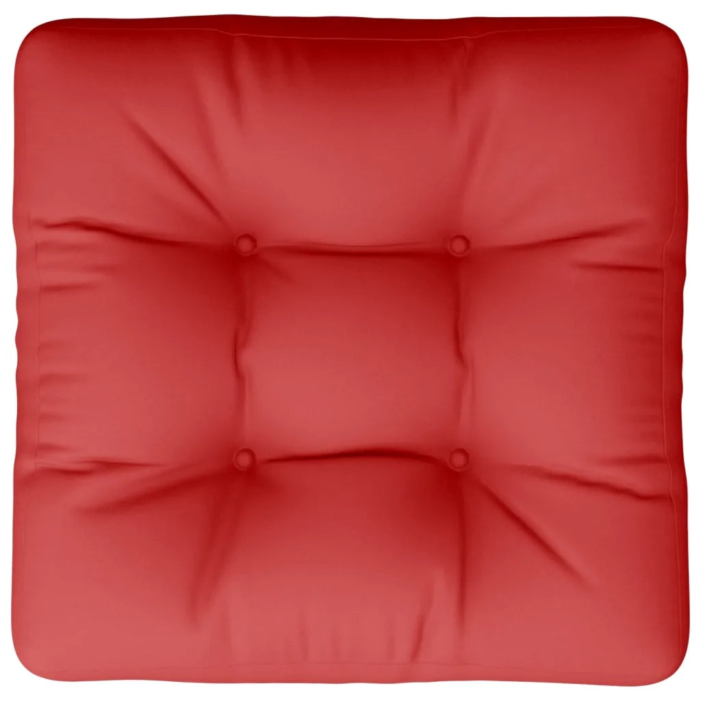 Cuscino per pallet | Cuscini per sedie Rosso 60x60x12 cm in Tessuto