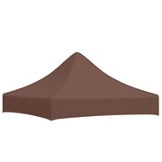 Tetto per Tendone per Feste 2x2 m Marrone 270 g/m2 CFW1863004