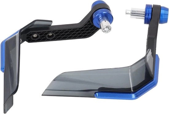 Protezione Manubrio Motorizzata in Alluminio Alta Resistenza 2 pezzi per Motocross Sport ATV Blu