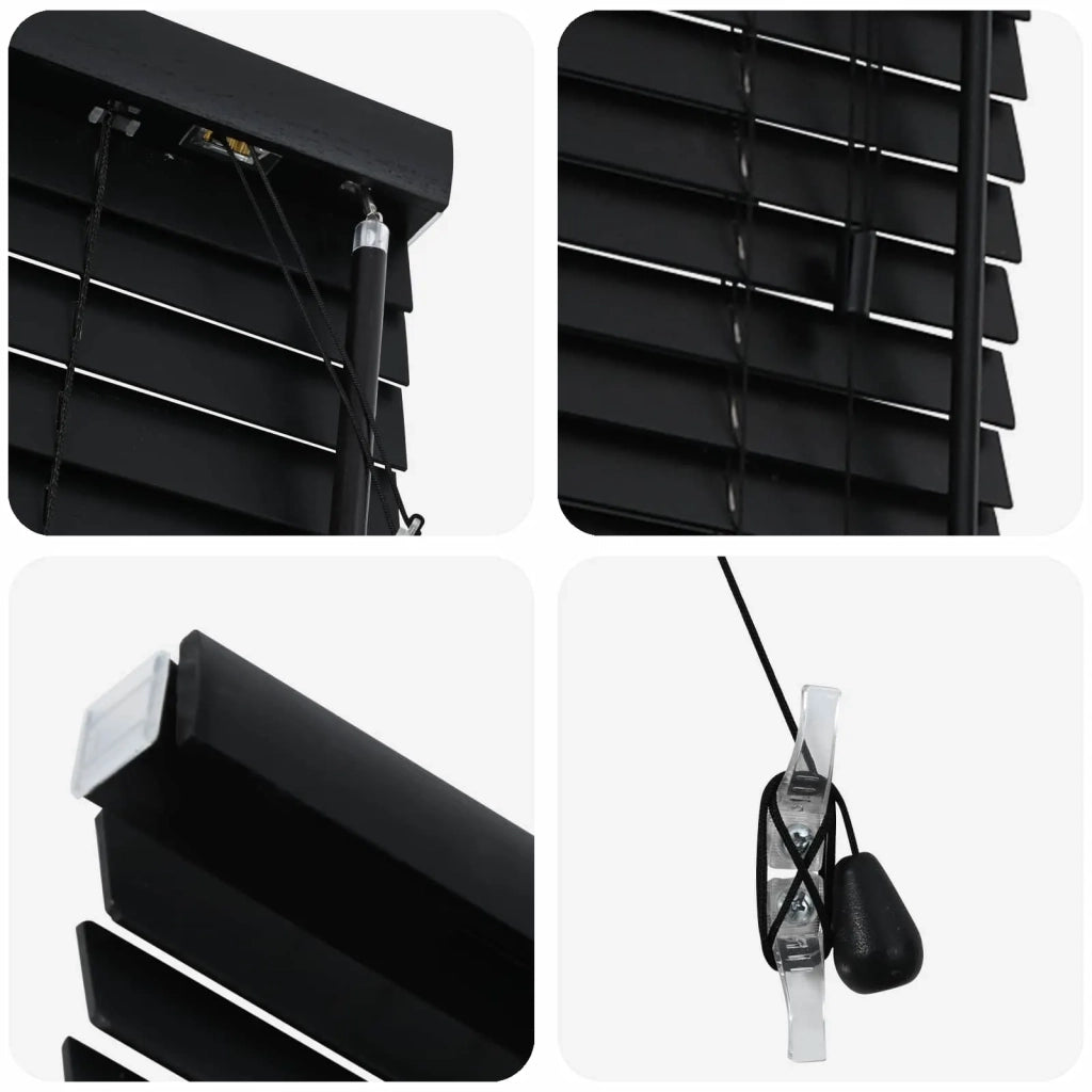 Tenda Veneziana Nero 65 x 130 cm 35 mm 42015459