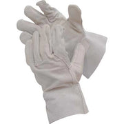 GUANTO CROSTA BOVINO - GRIGIO + MANICHETTA 10- 10 paia
