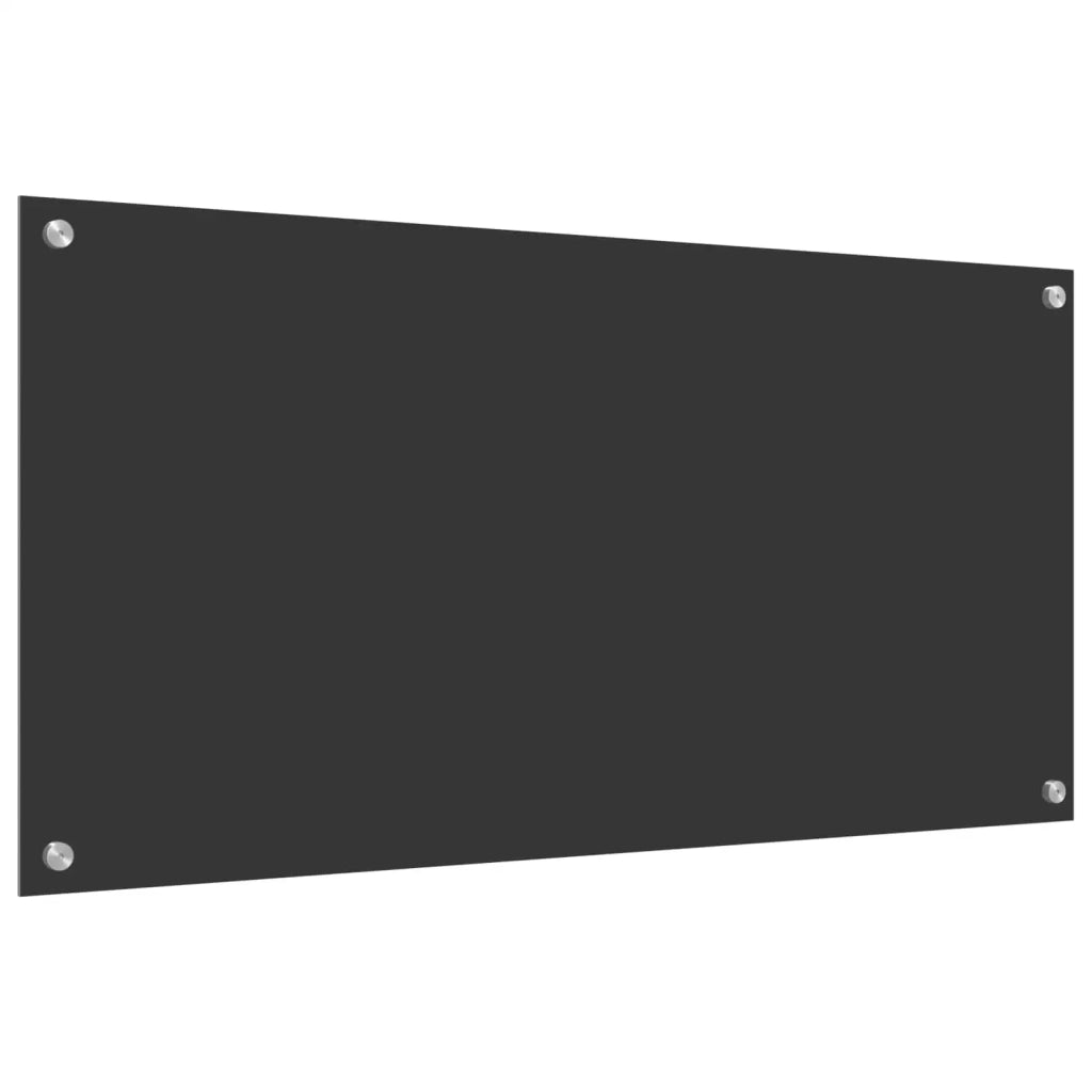 Schienale da cucina Grigio scuro 100 x 50 cm vetro temperato 42001248