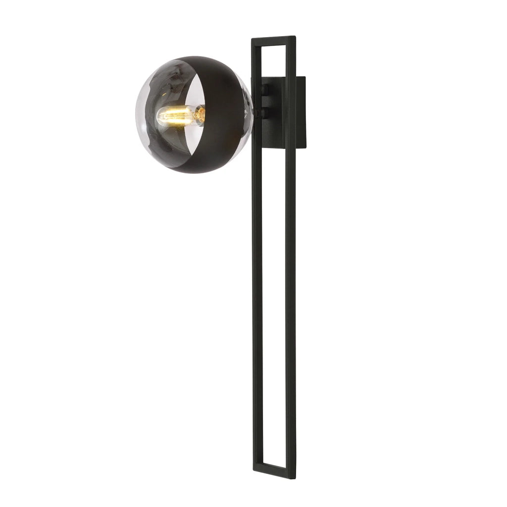 Plafoniera Moderna Andromeda Acciaio Nero 1 Luce E14 Ip20