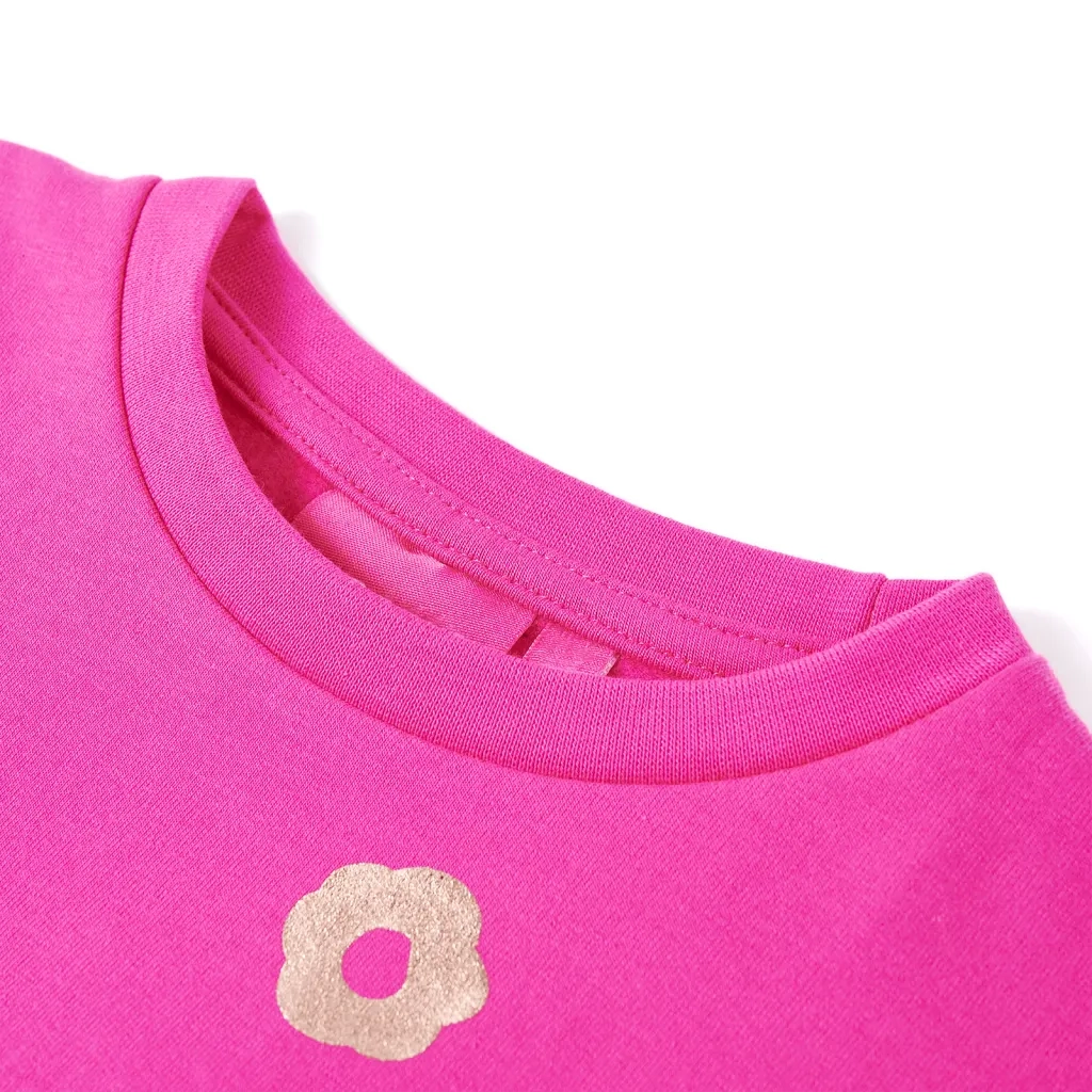 Felpa da Bambina Rosa Scuro 104 13670