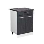 Vicco Mobiletto base per cucina Calcestruzzo nero 60 cm PL Antracite