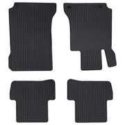 Tappetino per Auto 4 pcs Nero Gomma 42029153