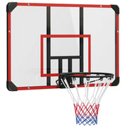 Canestro da basket, tabellone da basket con canestro, rete da basket con tabellone, montaggio a parete, per uso esterno, acciaio, 113 x 61 x 73 cm,