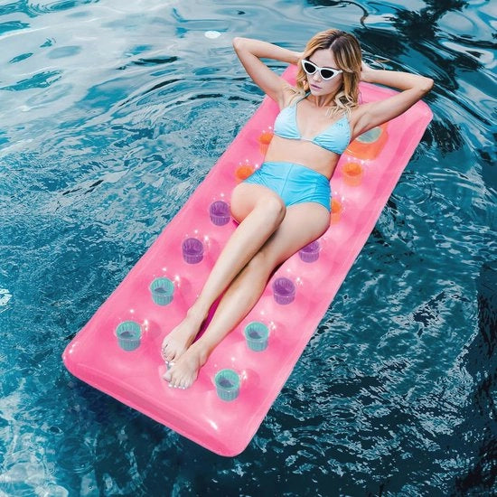 Hangmat per immersione per piscina gonfiabile - Matraccio galleggiante per rilassamento in acqua