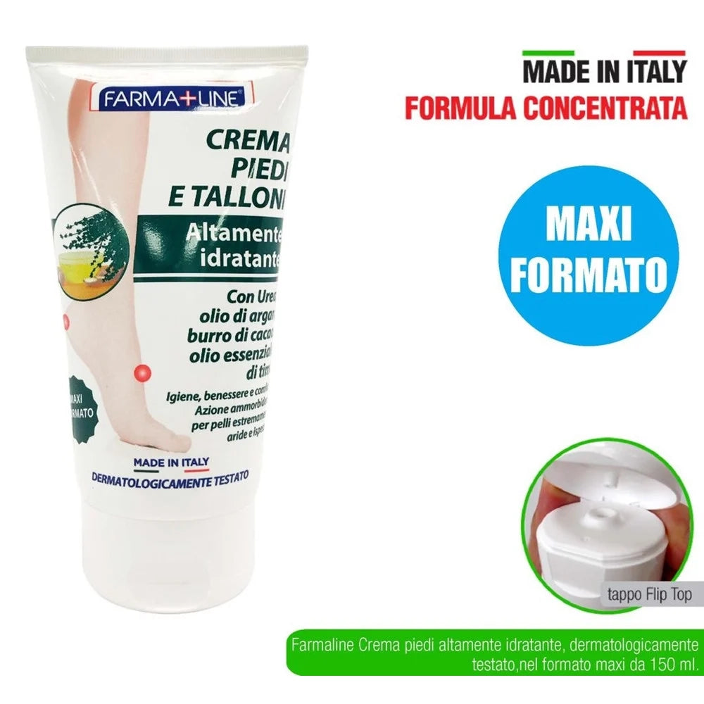 Trade Shop - Crema Piedi Talloni 150 Ml Con Urea Argan Altamente Idratante Ammorbidente Cre5186a -