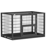 Gabbia per Cani ¨C zephmum ¨C Grigia 94x60x64 cm