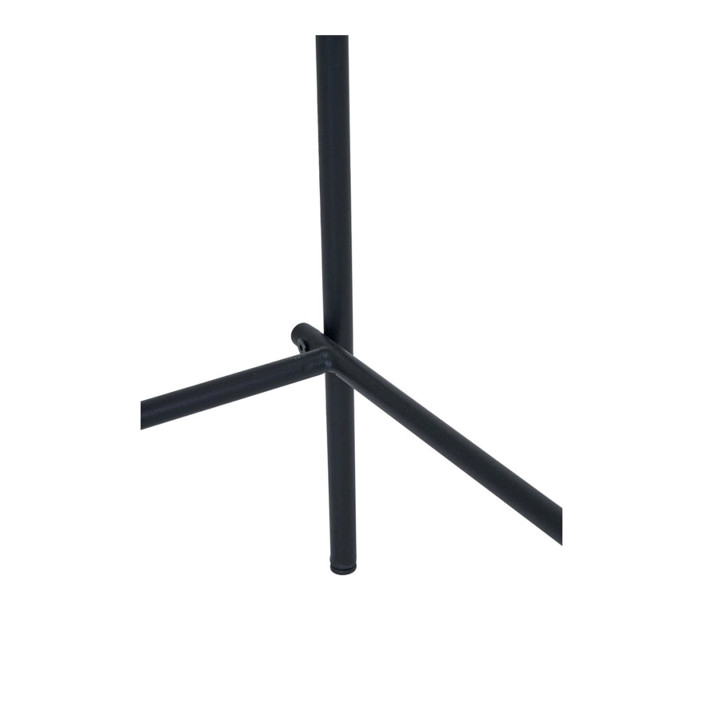Set di 2 Sgabelli Alti Estepona, Marrone, Poliestere, 49x42,5x95 cm