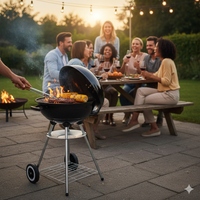 Barbecue a Carbonella Texas Ø44 cm Nero