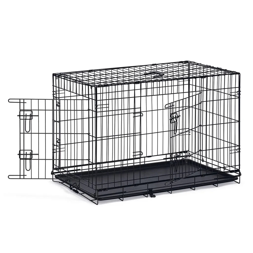 Karlie Gabbia per Cani con 2 Porte 92x57x63cm Nera 444529