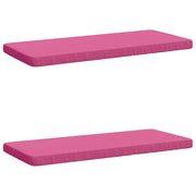 Cuscini per Panchina a 2 Pezzi VUGHT 2 pz 100% Poliestere Rosa 951855