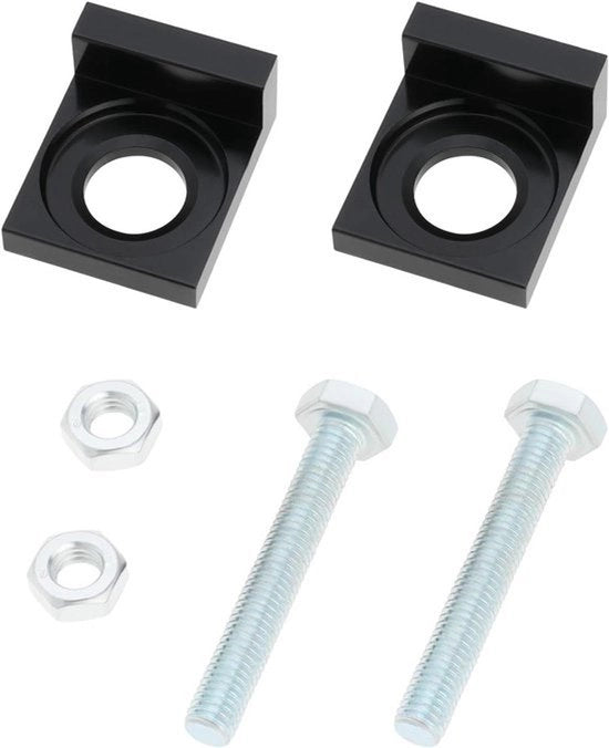Spanne a Righer - Motociclo - Spanne CNC - 15mm Diametro Foro - Motociclo - Spanne - Adatto per 50cc 70cc 90cc 110cc 125cc - Nero.