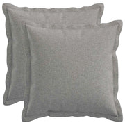 Federa 2 pcs HOUTEN Grigio Nuvola 40 x 40 cm Lino 916669