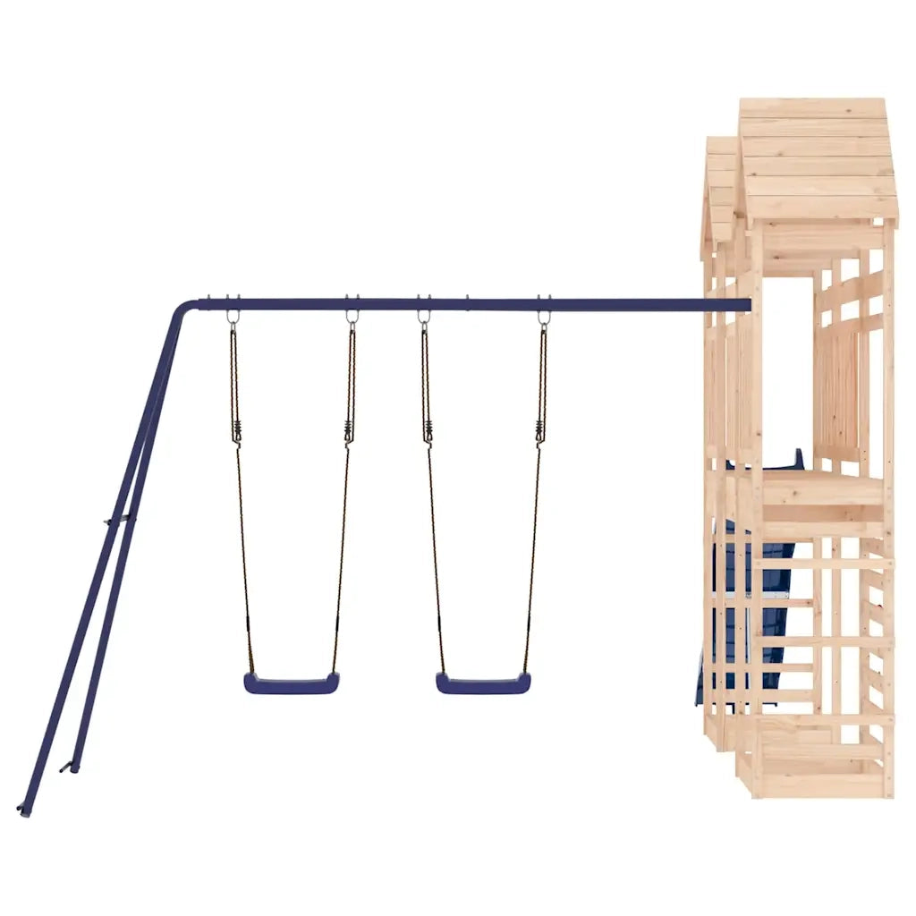 Set da Gioco da Esterno in Legno Massello di Pino 3156934