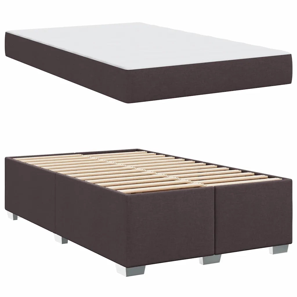Struttura del letto Marrone Scuro 120 x 200 cm Tessuto 3399183