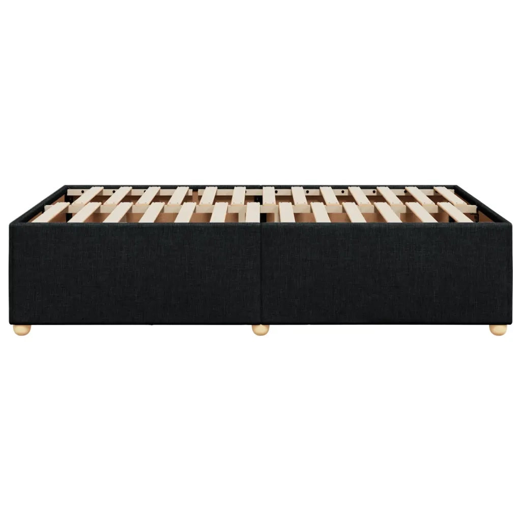 Giroletto senza Materasso Nero 120x200 cm Tessuto 3284724