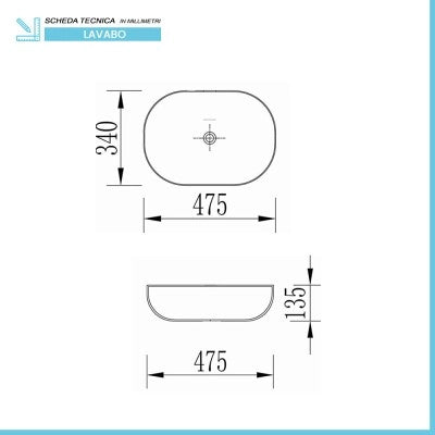 Mobile bagno sospeso 80 cm ossido e noce con top lavabo e specchio Kleo
