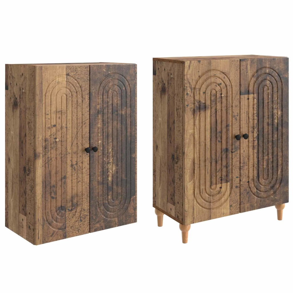 Set di armadi 2 pcs 66 x 34,5 x 90 cm Legno ingegnerizzato