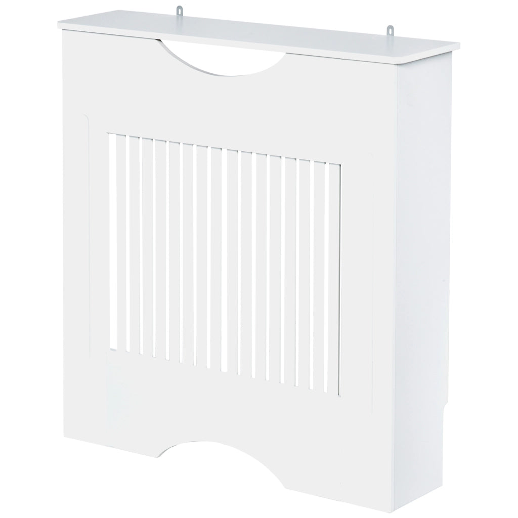 Copriradiatore con Ripiano Moderno ¨C zephmum ¨C MDF Bianco 78x19x82 cm