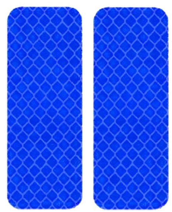 Sticker riflettente - 10 pezzi - Alta qualità - Impermeabile - Resistente all'usura - Visibilità notturna - Tecnologia riflettente a prisma - Nastro riflettente