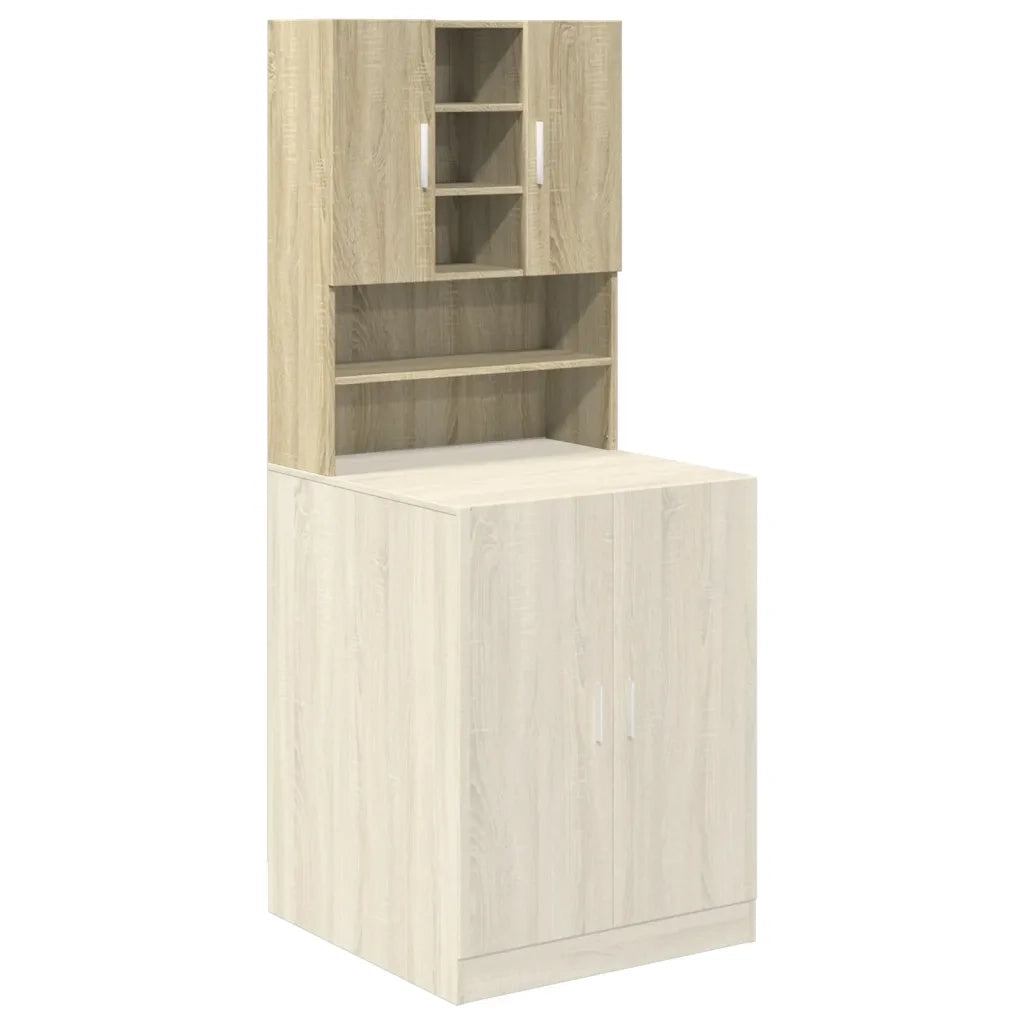 Mobile per Lavatrice Rovere Sonoma 70,5x24x90 cm CFW7690392