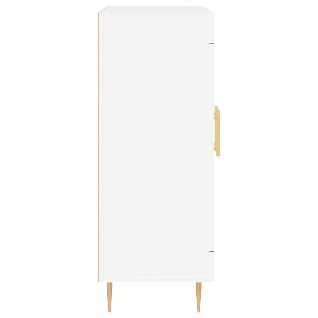 Credenza | Madia | Buffet da pranzo | Armadio da pranzo Bianca 69,5x34x90 cm in Legno Multistrato