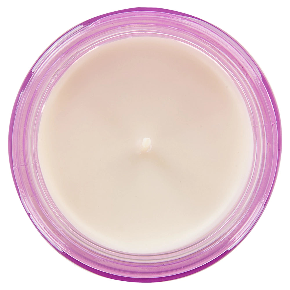 Set di 3 candele profumate multicolore 100% cera di soia stoppino di cotone vetro fragranza tè lavanda gelsomino