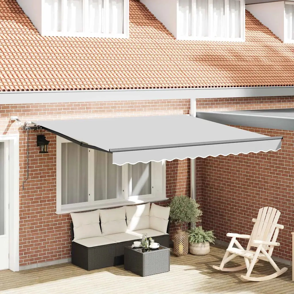 vidaXL Tenda da Sole con Antracite 3,5 x 2,5 m Metallo