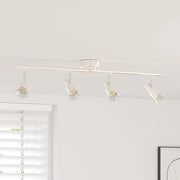 Faretto da soffitto Nichel 70 x 9 x 12,5 cm Acciaio 4108210