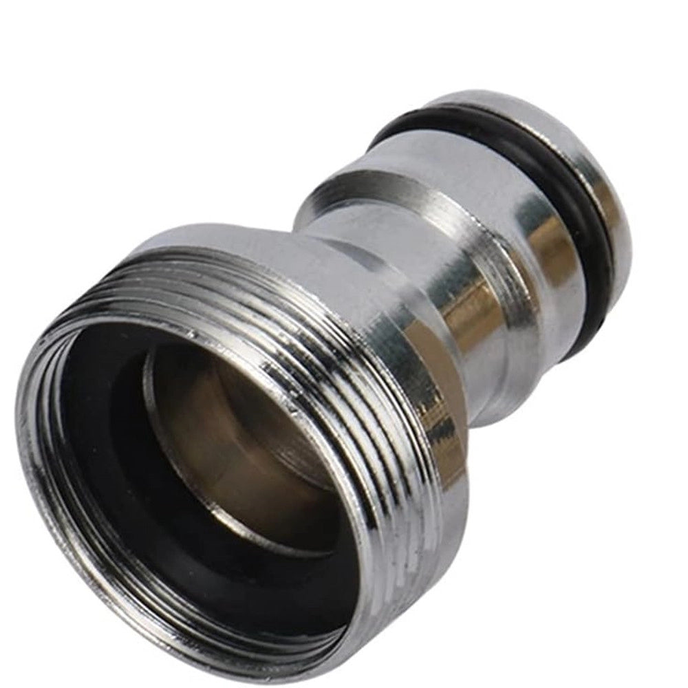 Trade Shop - Raccordo Per Tubi Da Giardino Attrezzature Per Capezzoli Filettate M22/m24 In Acciaio -
