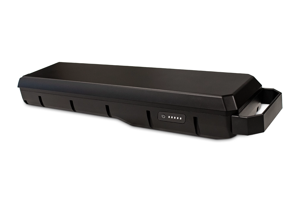 E-bike vision Batteria al portapacchi per Bosch active / performance line 624wh - 36v/17.1ah
