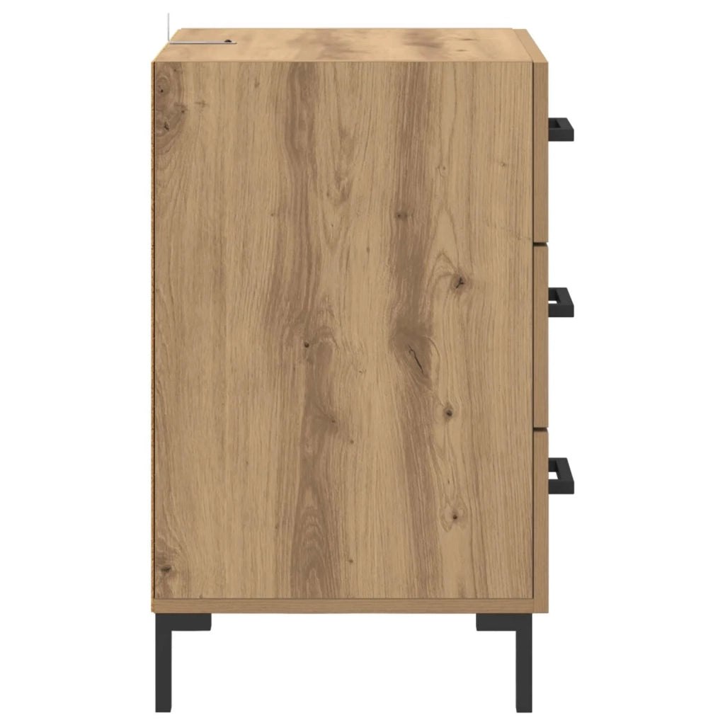 Armadio da Notte Rovere artigianale 40 x 40 x 66 cm