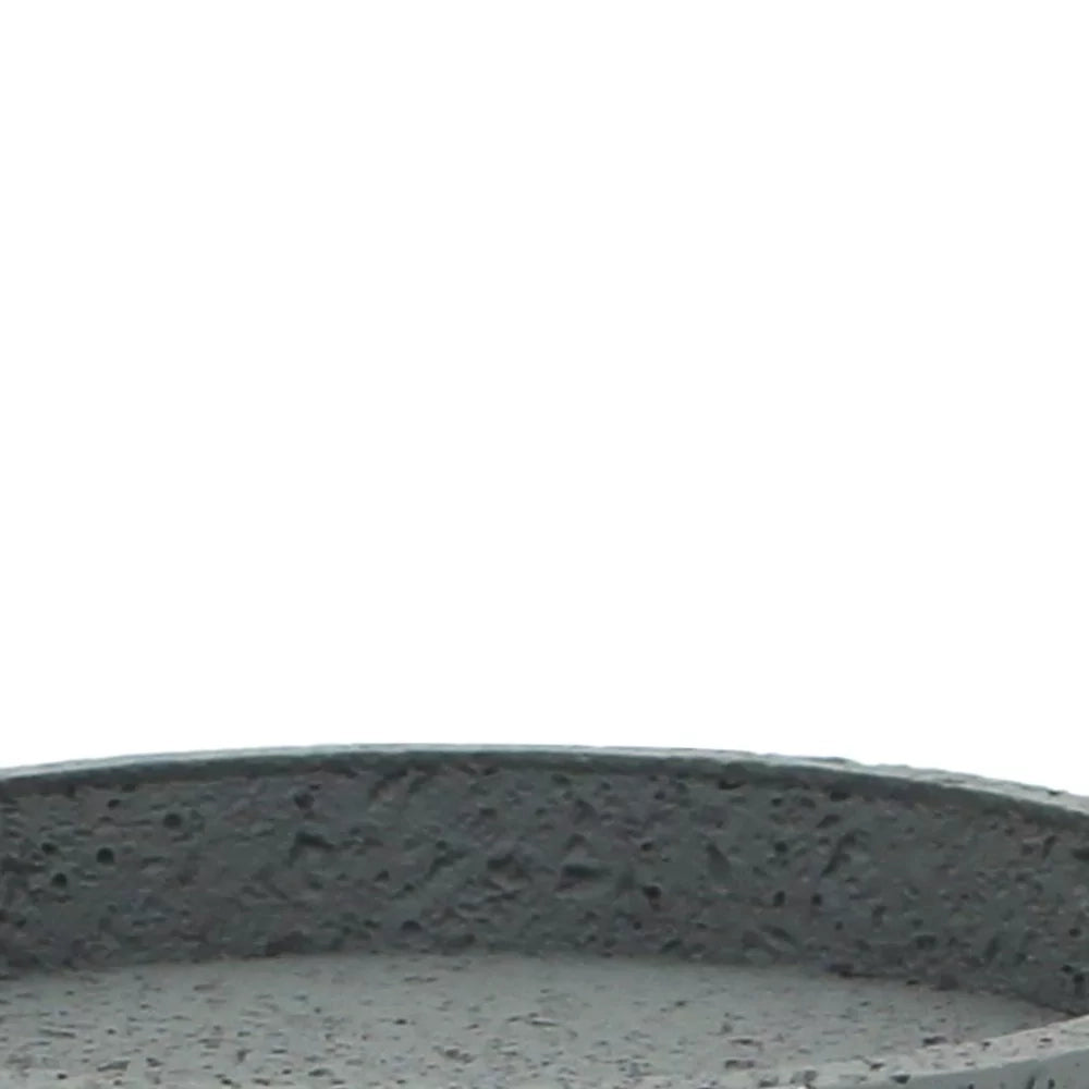 Portasapone in poliresina grigio - serie Pietra