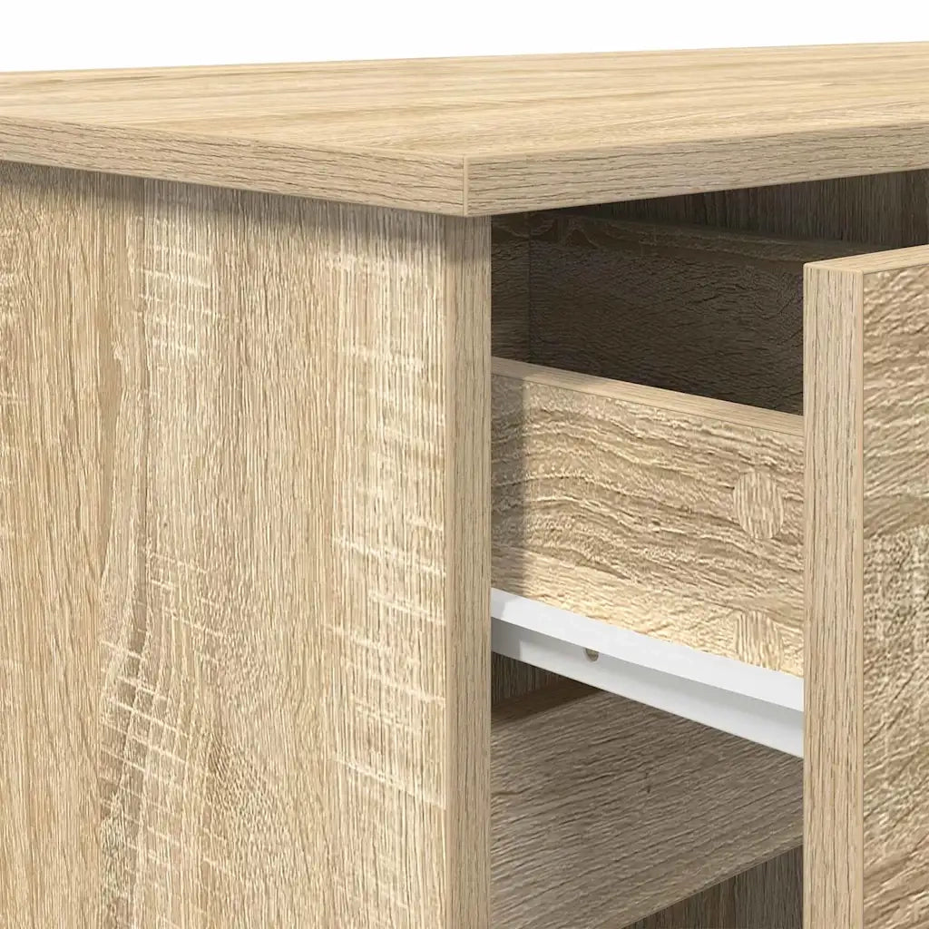 Scrivania rovere sonoma 140 x 49 x 76 cm Legno multistrato 3328509