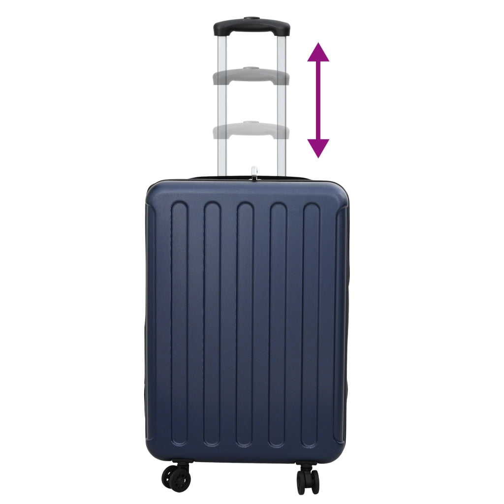 Valigia rigida 24'' Blu scuro 43x27x66 cm ABS