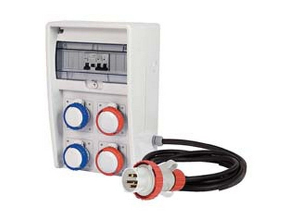 1pz quadro ulisse asc portatile maniglia 2 prese + 2 prese ip67 dimensioni cod:ferx.fer396042