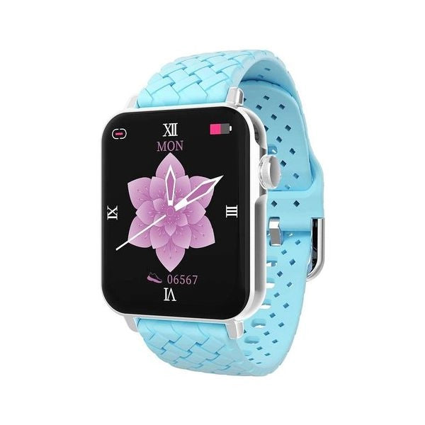Smartwatch smarty sw035c04 classic light blue e silver