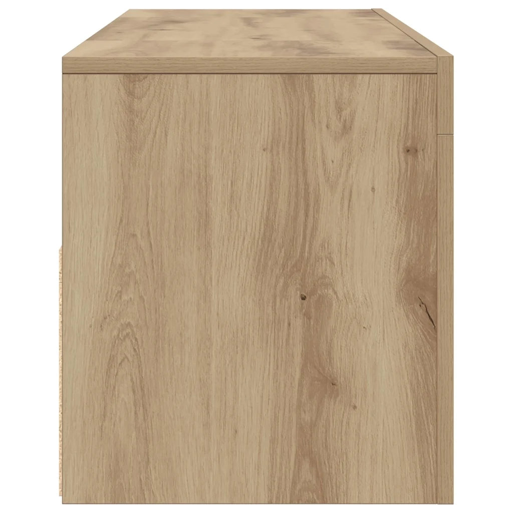 Mobile Porta TV con LED Artigianale 120x35x40 cm Multistrato 856320