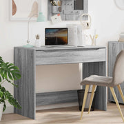 Scrivania Sonoma grigia 100 x 50 x 78 cm Legno ingegnerizzato 888943