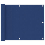 Schermo per balcone schermo per la privacy blu 75 x 300 cm tessuto Oxford 02_0010099