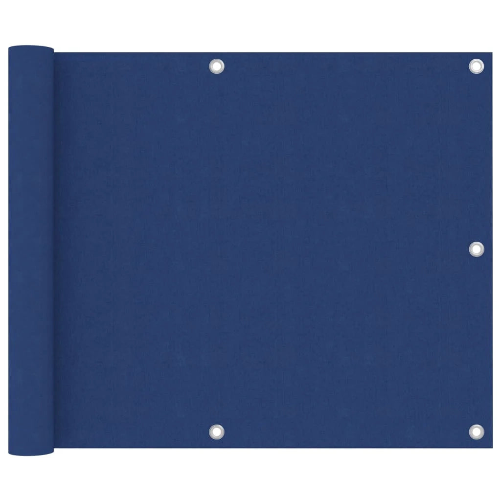 Schermo per balcone schermo per la privacy blu 75 x 300 cm tessuto Oxford 02_0010099