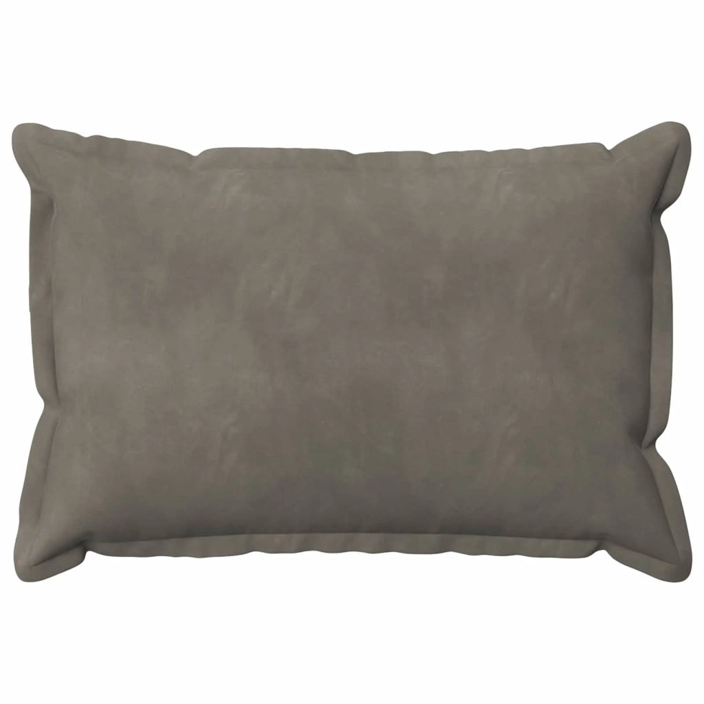 Federa 2 pcs HOUTEN Grigio Chiaro 30 x 50 cm Velluto 916073