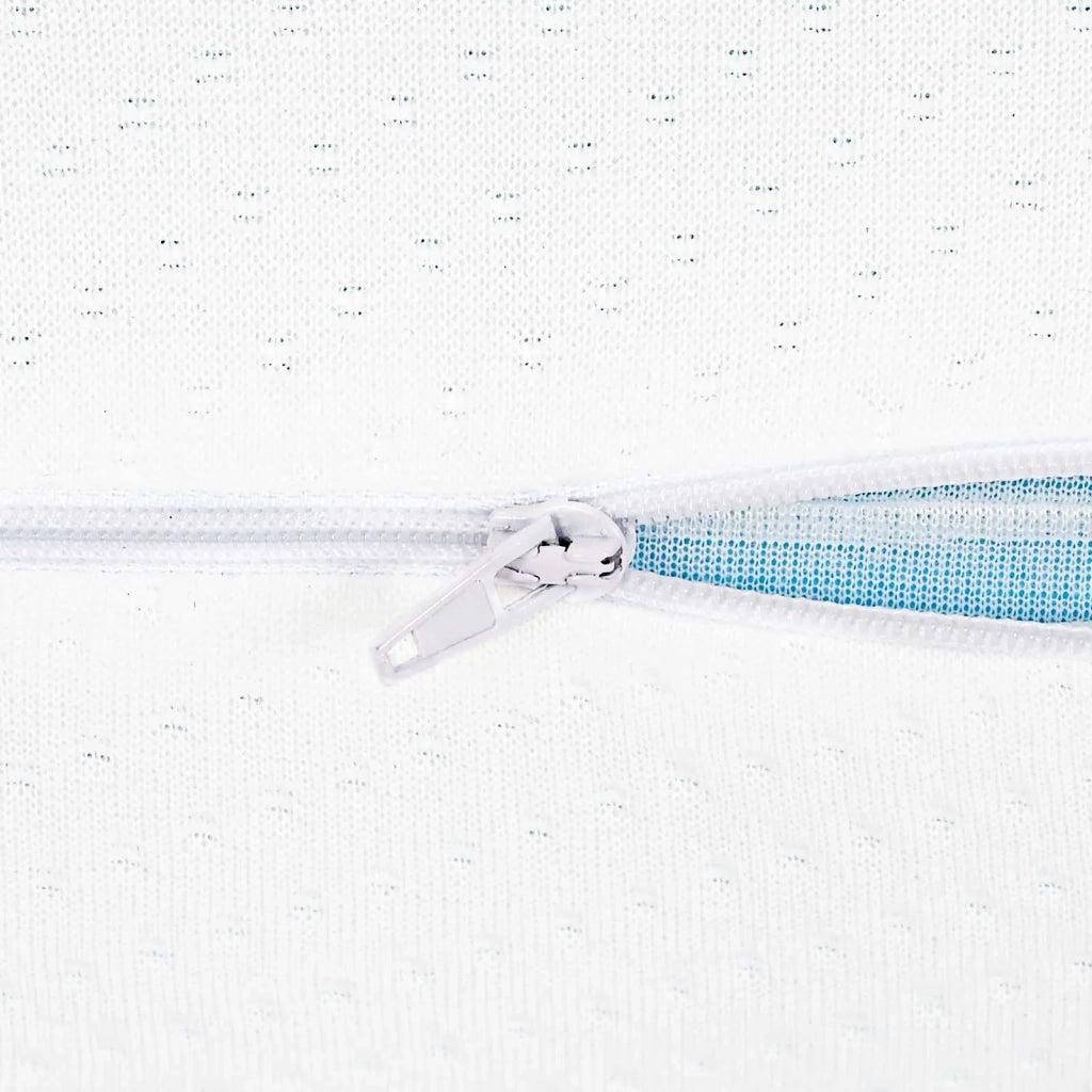 Cuscino da Letto Bianco 90 x 40 x 13 cm Schiuma Memory in Gel CFW5281870