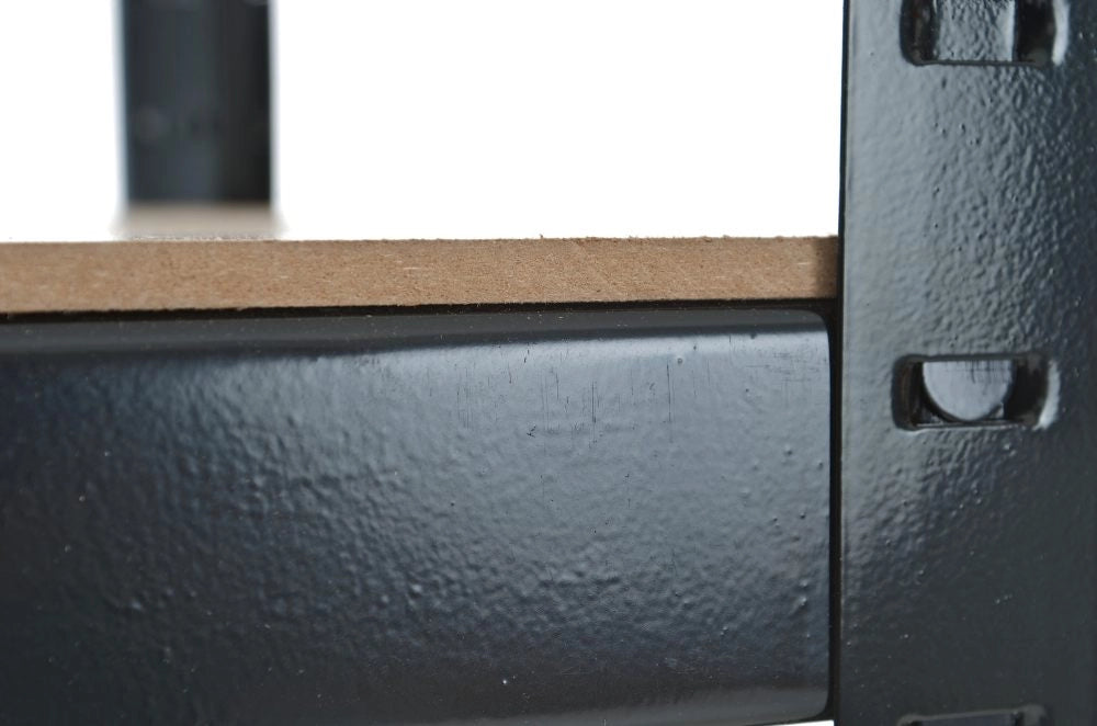 Scaffale zincato ad alta portata nero,90x40x180 cm