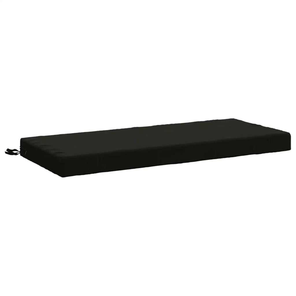 Cuscini per Panchina a 2 Pezzi SOEST 2 pz 100% Poliestere Nero 950213